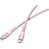 Verbatim Magnetic Sync &amp; Charge Cable USB-C to USB-C 60W 120 cm Rožinė