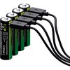 Verico LoopEnergy 4 AA pakuotės, įkraunamos baterijos, įkraunamos per USB-C