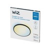 Lubinis šviestuvas Išmanusis LED šviestuvas WiZ SUPERSLIM, 32W, 2700-6500K, 3800lm, juodos sp, Ø55x2,8cm