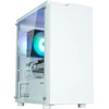 Zalman T4 Plus baltas mini tower tipo korpusas, 120 mm ARGB ventiliatorius x1