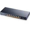 Šakotuvas ZYXEL XMG1915-10EP, 8 prievadų 2,5 GBE, 2 SFP+, 8 x POE++ 130 W išmanusis komutatorius, hibridinis režimas, autonominis arba „Nebulaflex“ debesis (5 metų garantija)