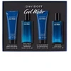 Davidoff „Cool Vanduo Men“ rinkinys: tualetinis vanduo 75 ml + balzamas po skutimosi 75 ml + dušo želė 75 ml + losjonas po skutimosi 75 ml
