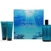 Davidoff „Cool Vanduo Men“ rinkinys: tualetinis vanduo 75 ml + balzamas po skutimosi 75 ml + dušo želė 75 ml + losjonas po skutimosi 75 ml