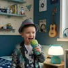 Lempa su garsiakalbiu Woopie, 360° stereo garsas