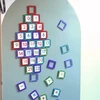 Magnetinės kaladėlės Woopie, 70 elementų