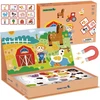 Tooky Toys Dėlionė magnetinė TOOKY TOY, 61 elementas