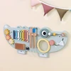 Tooky Toys Manipuliacinė lenta Tooky Toy, su ksilofonu
