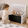 Tooky Toys Žaislų skrynia Tooky Toy, su sėdyne