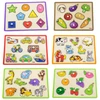 Viga Toys Dėlionės su rankenomis VIGA, medinė lentyna