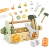 Viga Toys Įrankių dėžė Viga, natūralaus buko mediena