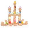 Viga Toys Konstravimo kaladėlės VIGA, 66 elementai