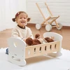 Viga Toys Lėlių lopšinė Viga, medinė