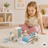 Viga Toys Lėlių namelio baldų komplektas VIGA