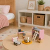Viga Toys Lėlių namelio baldų komplektas Viga, 5 kambariai
