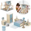 Viga Toys Lėlių namelio baldų komplektas VIGA