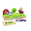 Viga Toys Medinė dėlionė Viga, dvipusė