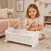 Viga Toys Medinė lopšinė Viga, tinka lėlėms iki 38 cm