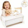 Viga Toys Medinė lopšinė Viga, tinka lėlėms iki 38 cm