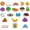 Viga Toys Medinės kaladėlės Viga, 20 elementų