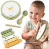 Viga Toys Muzikos instrumentų rinkinys Viga, pastelinių spalvų