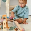Viga Toys Traukinukų rinkinys VIGA PolarB, 90 elementų
