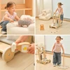 Viga Toys Valymo vežimėlis VIGA, su 10 priedų