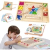 Viga Toys Žaidimas dėlionė Viga, medinė konstrukcija