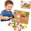 Viga Toys Žaidimas kūrybinis Viga, su kamštine lenta