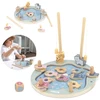 Viga Toys Žaidimas su žuvytėmis Viga, medinis