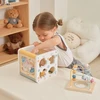 Viga Toys Žaislas aktyvumo kubas VIGA PolarB, 7 veiklos