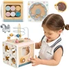 Viga Toys Žaislas aktyvumo kubas VIGA PolarB, 7 veiklos