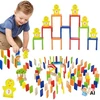 Viga Toys Žaislas domino rinkinys VIGA, 116 medinių kaladėlių