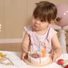 Viga Toys Žaislas gimtadienio tortas Viga, su Velcro tvirtinimu