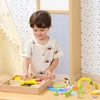 Viga Toys Žaislas konstruktorius VIGA, 55 mediniai elementai