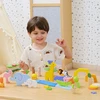 Viga Toys Žaislas konstruktorius VIGA, 55 mediniai elementai