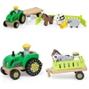 Viga Toys Žaislas su traktoriumi Viga, 11 elementų