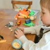 Žaislas konstruktorius Woopie, 164 lankstūs elementai