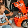 Žaislas montavimo sunkvežimis WOOPIE, su šviesos ir garso moduliais