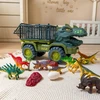 Žaislas sunkvežimis Woopie, su dinozauro formos nešiokle
