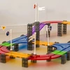 Žaislas trasa Woopie, su LED automobiliu