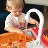 Žaislinė virtuvė Woopie, su vandens pompa