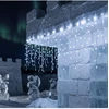 Girlianda-varvekliai su blykste 15m. 300LED šaltai balta