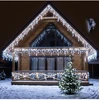 Lauko girlianda varvekliai 500LED 22.5m. Šaltai balti