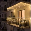 Lauko girlianda varvekliai 500LED 22.5m. Šiltai balti
