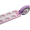 Bimbo Bike Reguliuojamas vaikiškas paspirtukas 12" „UNICORN“, balta/rožinė