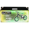 Bimbo Bike Vaikiškas balansinis dviratis 12" „ANTI-SHOCK RUNNER“, žalia/juoda