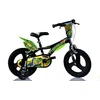 Dino Bikes Licence Cossack Dviračio vaikiškas dviratis berniukams su pagalbiniais ratukais DINO 14''