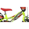 Dino bikes Dino Bikes Raptor vaikiškas dviratis, fluorescencinis geltonas, 12"