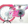 Dino bikes Dviračio vaikams 16'' baltai rožinis