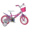 Vaikiškas dviratis Bimbo Bike 12" "BUTTERFLY", rožinis/baltas